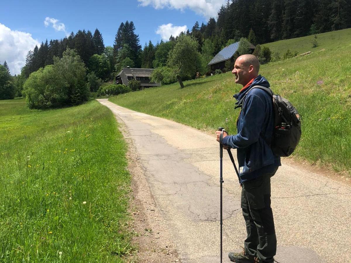 Schwarzwaldhirsch Lägenhet Unterkirnach Exteriör bild